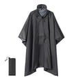 thumbnail image 1 of Hooded Portable Rain Poncho For Hiking Camping Fishing, 1 of 3