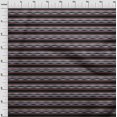 thumbnail image 3 of oneOone Silk Tabby Fabric Stripe & Diamond Geometric Printed Craft Fabric BTY 42 Inches Wide, 3 of 4