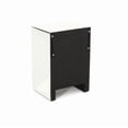 thumbnail image 2 of Nightstand, Nightstand, Mirrored Nightstand, Bedroom Nightstand, MDF Nightstand, Mirrored Bedside Table, Three Drawer Nightstand, Mirrored Nightstand with Clear Knobs, 2 of 4