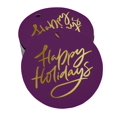 thumbnail image 1 of Inkdotpot Happy Holiday Bottle Tag Real Gold Foil Favor Hang Tags 50 Pack, 1 of 6