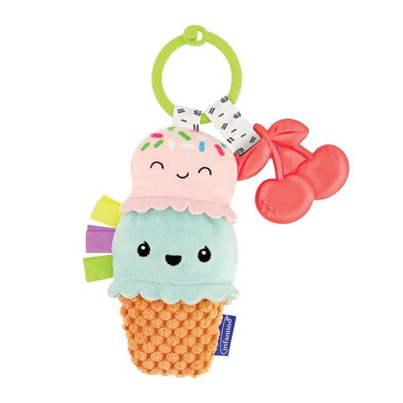 Crème glacée Infantino Plushy Pal et anneau de dentition