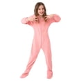 thumbnail image 2 of Little Girls Infant - Toddler Pink Fleece Footed Pajamas Sleeper, 2 of 2