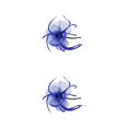 thumbnail image 2 of pitrice 1/2/3/5 Maille Fascinator Femmes Coiffe Prom Maquillage Nuptiale Scène Réglable Performance Photo Coiffe Fille Bande de Cheveux Violet Foncé 2PCS, 2 of 6