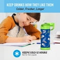 thumbnail image 4 of THERMOS FUNTAINER Bouteille en Acier Inoxydable à Isolation sous Vide de 14 Onces, Daring Dinos, 4 of 7