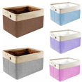 thumbnail image 2 of Personalized Pet Dog Toy Storage Basket Dog Canvas Bag Foldable, 2 of 8