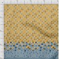 thumbnail image 1 of oneOone Viscose Chiffon Pale Orange Fabric Geometric Panel Sewing Material Print Fabric By The Yard 42 Inch Wide, 1 of 4