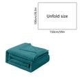 thumbnail image 3 of Summer Cooling Quilt | Lightweight Thermal Blanket | Breathable Soft Plush Bedding | All-Season Machine Washable Throw | Polyester | Multiple Sizes and Colors | for Naps Couch Bed, 3 of 9