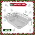 thumbnail image 2 of 50/20Pcs Christmas Cookie Tins with Lid  Foil Treat Containers for Holiday Gift Giving and Food Storage - Christmas Cookie Containers, 2 of 8