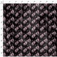 thumbnail image 4 of Soimoi Black polyester Crepe Fabric Cage & Roses Floral Decor Fabric Printed Yard 52 Inch Wide, 4 of 6