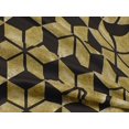 thumbnail image 4 of oneOone Rayon Gold Fabric Geometric Sewing Craft Projects Fabric Prints By Yard 56 Inch Wide, 4 of 5