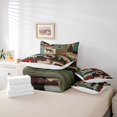 thumbnail image 4 of Erosebridal Rustic Animal Bedding Sets Queen Size, Farm Lodge Cabin Comforter Sets with Sheets, Patchwork Decor, 7 Pieces, 4 of 5
