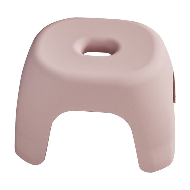 Pink Stool For Toilet Low Stepping Stool With Holes Pink #9yvl1