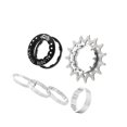 thumbnail image 2 of Bicycle 15T Single Speed Flywheel Set Speed Flywheel Set Bicycle 15T Single HG Conversion Kit Freewheel Refit Component Mountain Bike Silver, 2 of 9