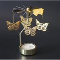 thumbnail image 4 of jifeng Glitter Gold Wind Tea Light Candle Holder Christmas Wedding Decor Butterfly, 4 of 9