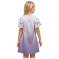 thumbnail image 3 of Gubotare Robe Ado Filles Robe Fille Ado Froncée à Étages à Volants Évasée Fluide à Bretelles Été Robes Préado Taille 13-14 (Violet Pâle,13-14 Ans), 3 of 9