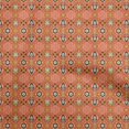 thumbnail image 1 of oneOone Polyester Lycra Orange Fabric Block Craft Projects Decor Fabric Printed By The Yard 56 Inch Wide, 1 of 5