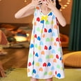 thumbnail image 4 of Penkiiy Robe pour Filles Jeunes 1-8 Ans à Cœurs Colorés Sans Manches, Robe de Printemps Été pour Filles pour Fête, Enfants, Tout-Petits, Vacances, Blanc, 4 of 6