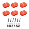 thumbnail image 4 of pitrice 6 Acrylic Guitar Tuning Pegs Tuners Machine Heads Buttons Jade Red, 4 of 9