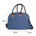 thumbnail image 2 of Sac à Lunch pour Femmes Hommes Adulte Boîte à Lunch Isolée avec Bandoulière Ajustable Étanche et Réutilisable Sac Fourre-Tout Réfrigérant pour Bureau Randonnée Pique-Nique École, 2 of 7