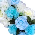 thumbnail image 3 of pitrice Faux Roses Artificial Flower Backdrop Home Office Flowers Wall Bouquet Panels flower Wall Backdrop Decoration, 3 of 8