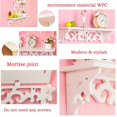 thumbnail image 4 of HURRISE New White Shabby Chic Filigree Style Shelves Cut Out Design Wall Shelf Home -US, 4 of 9