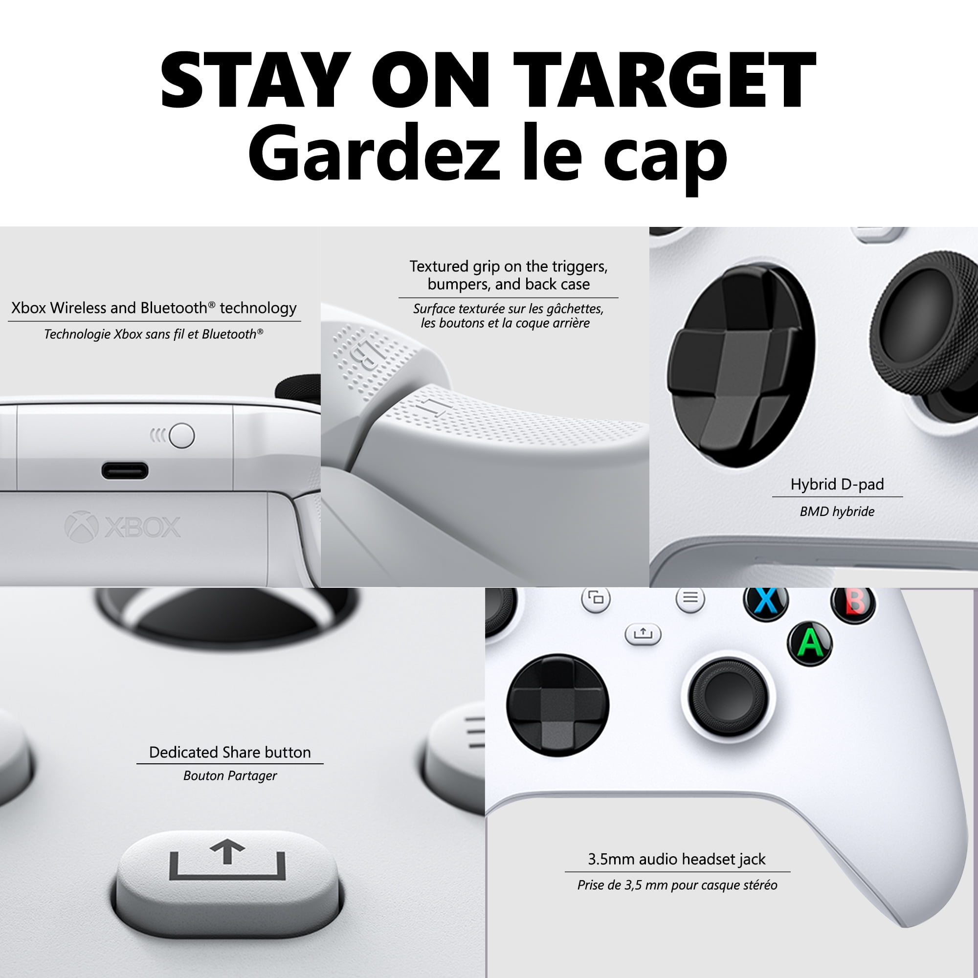 Xbox Wireless Controller – Robot White (Merlin)