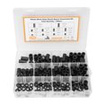 thumbnail image 1 of 150Pcs Nylon Spacers Assortment Round Plastic for Screws Hardware Standoff Kit Black, 1 of 12