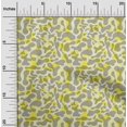 thumbnail image 2 of oneOone Cotton Jersey Yellow Fabric Abstract Craft Projects Decor Fabric Printed By The Yard 58 Inch Wide, 2 of 4
