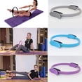 thumbnail image 2 of CHUANK 14” Dual Grip Pilates Ring  Blue, 2 of 6