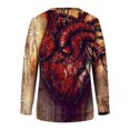 thumbnail image 4 of 50% de Réduction T-shirt Imprimé Mode Oversized Sweatshirt for Women 2023 Manches Long Col Rond Casual Tops Sweatshirt Hoodies, 4 of 5