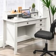 thumbnail image 2 of Costway Computer Desk PC Laptop Writing Table Workstation Student Study Furniture White, 2 of 10
