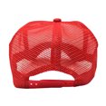 thumbnail image 2 of 6-Pack Trucker Hat Adjustable Cap (White & Red), 2 of 2