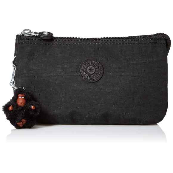 Kipling Trousse Créative pour Femmes Grande Taille, Trousse Cosmétique Polyvalente, Organisateur de Voyage Léger, Noir Ton sur Ton, Taille Unique