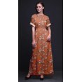 thumbnail image 2 of Bimba Robe Kimono Imprimée Oiseau Fleur & Paradis en Rayonne Manches Longues Maxi Fendue d'Été-TTTG, 2 of 6