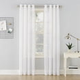 thumbnail image 1 of SUN TEXTILE BROYÉ GROMMET RIDEAU VOILE TRANSPARENT, 1 of 2