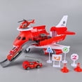 thumbnail image 4 of 1 Set Airplane Toy High Stability Long Slides Broken-Proof Inertia Airplane Large Storage Transport Aircraft Vehicle Toy for Children, 4 of 10