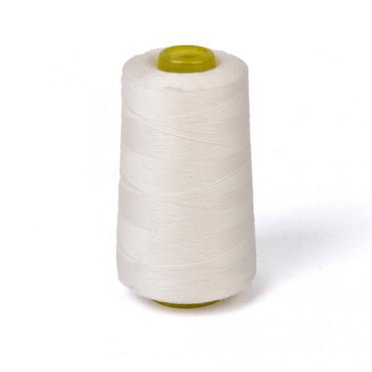 Abbracc 2 Pcs Bobine de Fil à Coudre pour Quilting Broderie Blanc