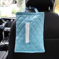 thumbnail image 1 of Save Big! Diamond Leather Car Tissue Box, Seat Back Hanging Tissue Holder, Car Interior Two-Use DIY Tissue Box, Stylish Paper Organizer for Car and Home, 1 of 7