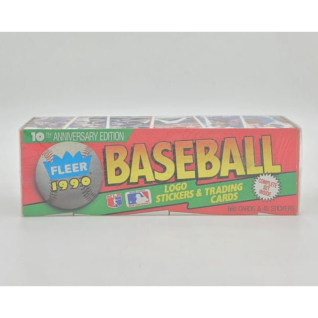1990 Fleer Baseball Complete Set 10th Anniversary Edition (660 Cards) Sealed