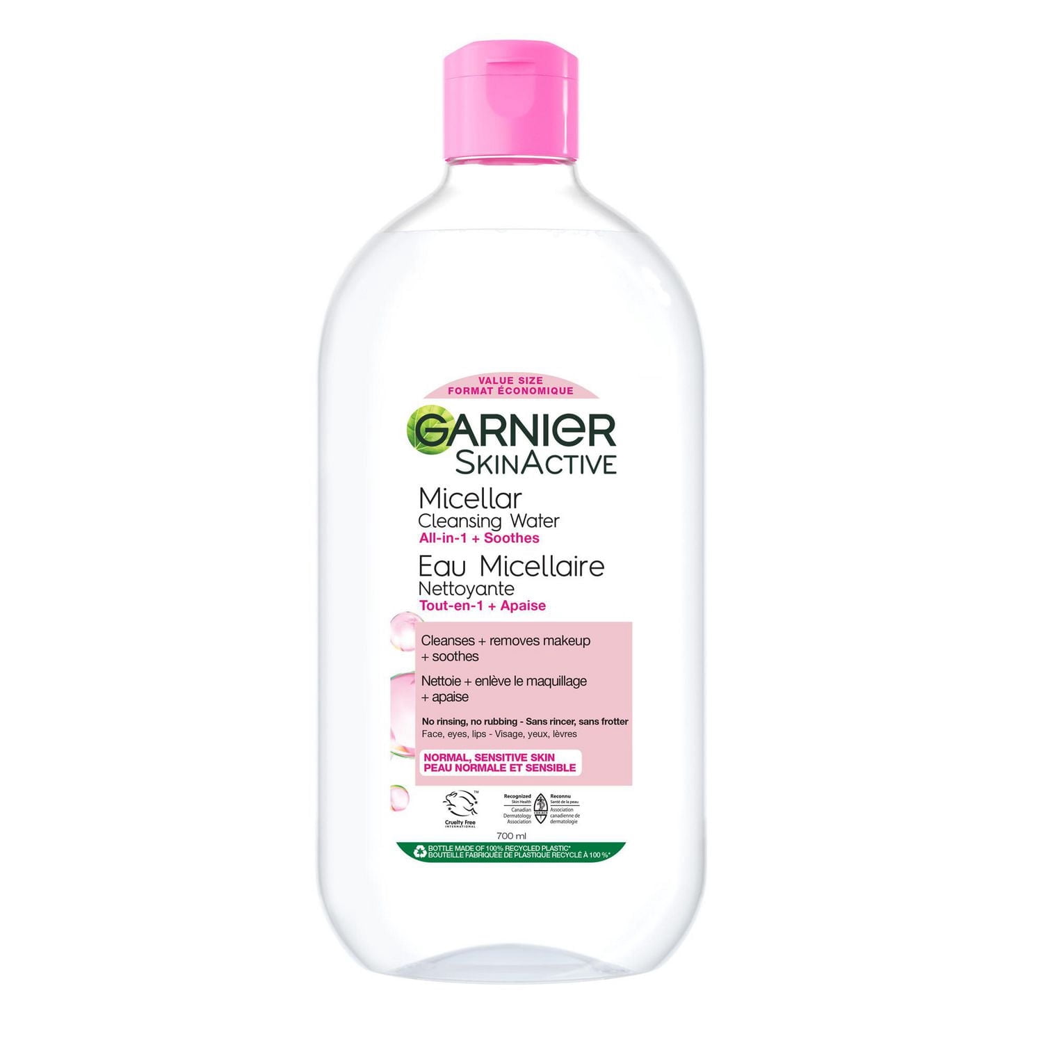Garnier Micellar Water, Hydrating Facial Cleanser & Makeup Remover, 700ml