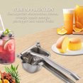 thumbnail image 4 of Manual Lemon Squeezer,  Hand Press Mirror Polishing Stainless Steel Lemon Squeezer  for Citrus, 4 of 8