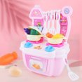 thumbnail image 2 of Kitchen Plaything Kitchen Cooking Toys Funny Mini Child Play House Kitchenware Toy for Girl Boy (Pink), 2 of 6