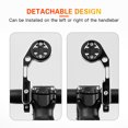 thumbnail image 3 of Computer Mount Adjustable Out Front Bike Handlebar Mount Holder with Adapter Holder for Garmin for Bryton for Cateye, 3 of 7