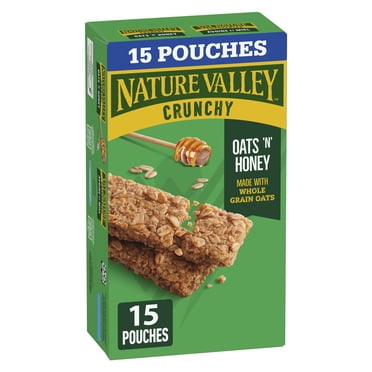 Nature Valley Barres Granola Croquantes - Avoine et Miel 15 Barres