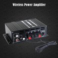 thumbnail image 3 of AK380 Bluetooth-Compatible Amplifier 2 Channel Subwoofer Amplifier HIFI Bass 40W+40W Music Player USB AUX for Home Car ,Wide Application, 3 of 7