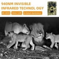 thumbnail image 2 of YOPTOP Mini Caméra de Sentier Hd Caméra de Repérage de Terrain Caméra de Chasse avec Vision Nocturne Infrarouge Étanche Caméra Faune Extérieure Caméra de Jeu Caméra de Surveillance de Cerf, 2 of 8