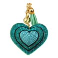 thumbnail image 1 of Keyring Exquisite Tassel Key Valentine's Day Craftsmanship Women Accessories Multicolored Keyholder DIY Bag Decor Heart Green, 1 of 6