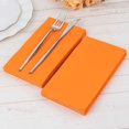 thumbnail image 1 of HLONK Lot de 50 / Serviettes en Papier Douces Orange 2 Épaisseurs pour Souper Fête Serviettes pour Réception de Mariage Cocktail Boisson, 1 of 11