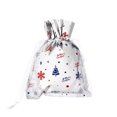 thumbnail image 1 of Christmas Decorations Clearance！Drawstring Christmas Gift Bag Candy Party Santa Snowman Wrapping Bag Plastic Bag, 1 of 2