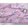 thumbnail image 3 of Soimoi Poly Georgette Fabric Wreath & Dream Catcher Home Decor Print Fabric by The Yard 42 Inch Wide, 3 of 3